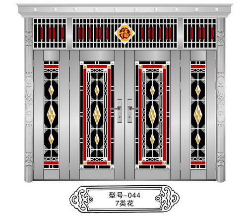 不锈钢复合门系列-044