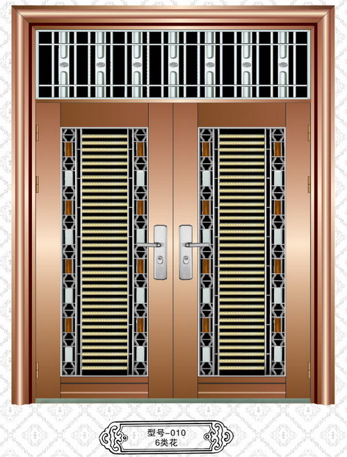 不锈钢复合门系列-010